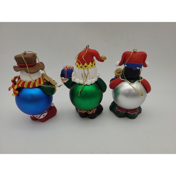 Lot 3 Special Times Collectible Gift Ornaments Penguin Snowman Santa New Boxed - Picture 8 of 15